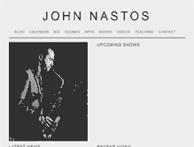 Tablet Screenshot of johnnastos.com